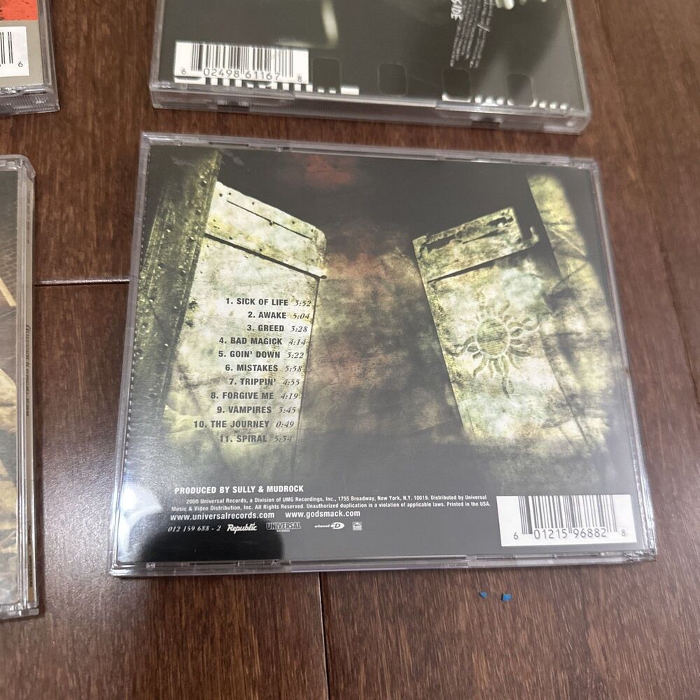 Godsmack 5 Cd Lot Self Titled Awake Faceless The Other Side IV 1990s Y2K Rock - Picture 13 of 15